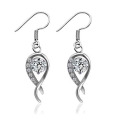 2014 Hot Affordable Silver Wedding Earrings